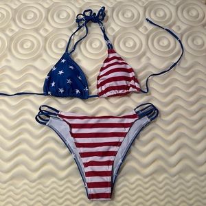 American flag bikini
